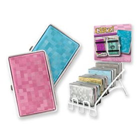 Glitz - Flat Credit Card Wallet w/Display Case Pack 24glitz 