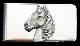 Sculpted Money clip - Free Form Horse Headsculpted 