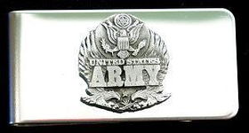 Sculpted Pewter Moneyclip - Armysculpted 