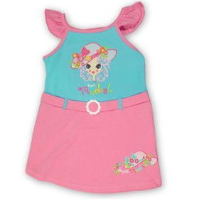 Girls Fashion Dress W/Super Model Printed On It Case Pack 8girls 