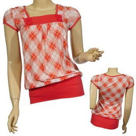 Ladies Fashion U-Neck Cap Sleeve Top Case Pack 6ladies 