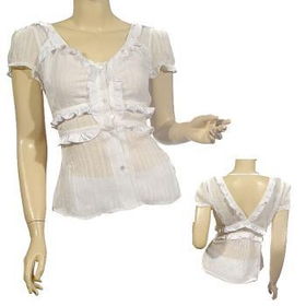 Ladies Fashion Deep V-Neck Top Case Pack 6ladies 