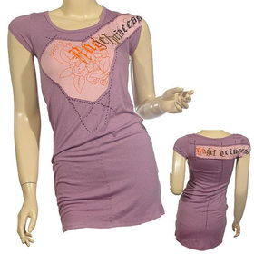 Ladies Fashion Round Basic Neck Sleeved Top Case Pack 6ladies 