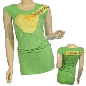 Ladies Fashion Round Basic Neck Sleeved Top Case Pack 6ladies 