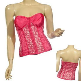 Ladies Fashion Sleeveless Corset Style Top Case Pack 6ladies 