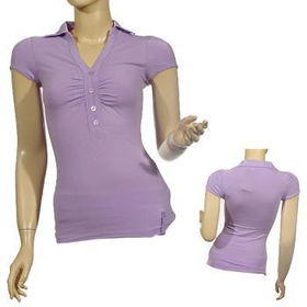 Ladies Fashion V-Neck Windsor Collar Top Case Pack 6ladies 