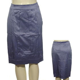 Ladies Fashion Satin Pleated Pencil Skirt Case Pack 6ladies 