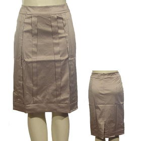 Ladies Fashion Satin Pleated Pencil Skirt Case Pack 6ladies 