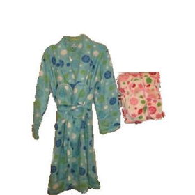 Women's Snow Flake Robe Set Case Pack 12