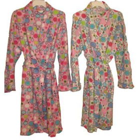 Women's Dot Bathrobe Case Pack 12