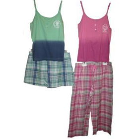 Women's Peace Short Pajama Set Case Pack 24