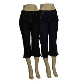 Womens Denim Capri Pants Case Pack 12womens 