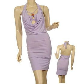 Ladies Plus Size Halter-Draped Cowl Dress Case Pack 6ladies 