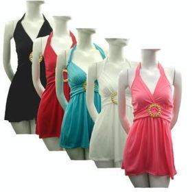 Women's Plus Size Halter Top Case Pack 12women 