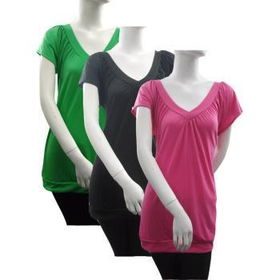Women's Plus Size V Cut Top Case Pack 12women 