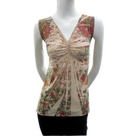 Women's Plus Size Sleeveless Shirred Top Case Pack 12women 