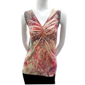 Women's Plus Size Sleeveless Shirred Top Case Pack 12women 