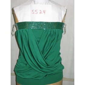 fashion solid poly spandex tops Case Pack 48fashion 