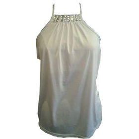 Fashion Solid Poly Spandex Tops White Case Pack 48fashion 