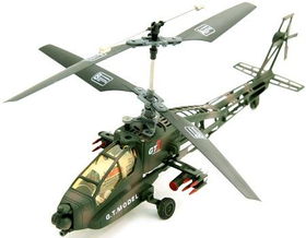 RC AH-64 Apache RTF 4 CH Helicopter Case Pack 6apache 