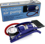 Foot Pump W/Gauge Case Pack 5