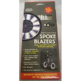 Reflective Bicycle Spoke Blazers Case Pack 100