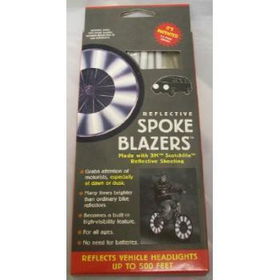 Reflective Bicycle Spoke Blazers Case Pack 100reflective 