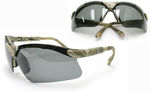 Radians Revelation Safety Glasses, Camo Frame, Smoke Lenses, Adjustable
