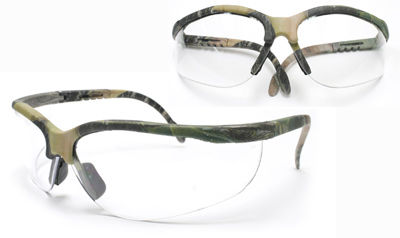 Remington Safety Glasses, Mossy Oak New Breakup Camo Frame, Clear Lenses, Adjustableremington 