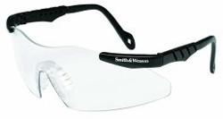 Smith & Wesson Magnum 3G Safety Glasses, Clear Lenses, Black Framesmith 