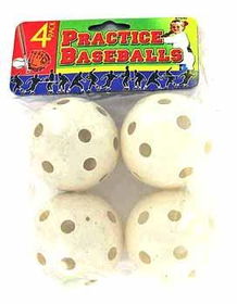 4 Pack Practice Baseball Case Pack 96