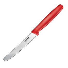 Steak, Wavy, Round Tip, Red Nylon, 4.5 in.steak 