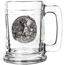 Colonial Tankard - Pewter Emblem Male Golfer