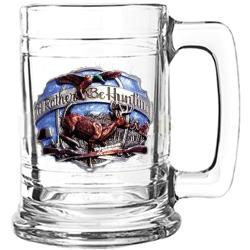 Colonial Tankard -  Pewter Emblem Rather Be Hunting