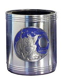 Can Cooler - Pewter Emblem Wizardcooler 