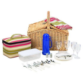 Maxam&reg; 28pc Picnic Set in Basket