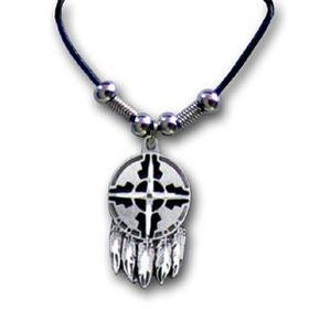 NECKLACE w/bd-D.C. SW SHIELD EN.necklace 