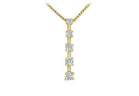 Diamond Journey Pendant : 14K Yellow Gold - 0.50 CT Diamondsdiamond 