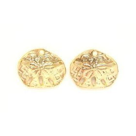 Sand Dollar Pierced Earrings Case Pack 144sand 