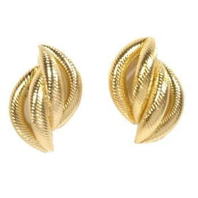 Gold Plated - Love Knot Pierced Earrings Case Pack 144gold 