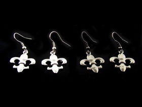 12 pair Fleur de Lis Earrings Case Pack 1pair 