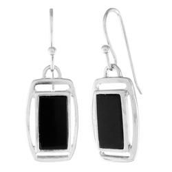 Sterling Silver Red Black Earringssterling 