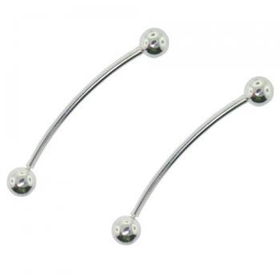 Ladies Sterling Silver Niddle Earrings Slide in Postladies 