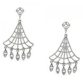 925 Sterling Silver Dangling Drop Chandelier Earringssterling 