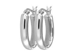Sterling Silver Hoop Earringssterling 