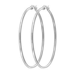 Sterling Silver Hoop Earringssterling 
