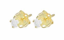 10k Yellow Gold Diamond Earringsyellow 