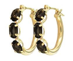 10k Yellow Gold Hoop Earringsyellow 