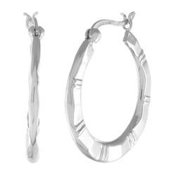 Sterling Silver Hoop Earringssterling 