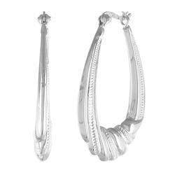 Sterling Silver Hoop Earringssterling 
